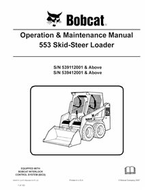 BOBCAT-6904701-OM Bobcat 553 skid loader pdf manual de operación y mantenimiento