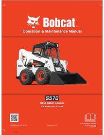 BOBCAT-S570-6990680 Minicarregadeira Bobcat S570 manual de operação e manutenção em pdf