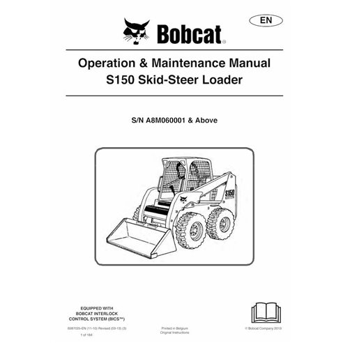 BOBCAT-S150-6987025 Bobcat S150 chargeuse compacte pdf manuel d'utilisation et d'entretien