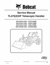 BOBCAT-TL470HF-6990359 Bobcat TL470X, TL47HF telescopic handler pdf service manual