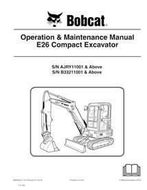 BOBCAT-E26-6990096 Bobcat E26 excavadora compacta pdf manual de operación y mantenimiento