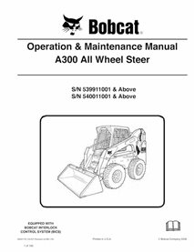 BOBCAT-A300-6904170 Bobcat A300 skid steer loader pdf operation & maintenance manual