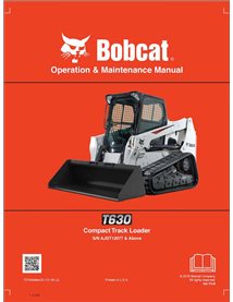 BOBCAT-T630-7276434 Bobcat T630 chargeuse compacte sur chenilles pdf manuel d'utilisation et d'entretien