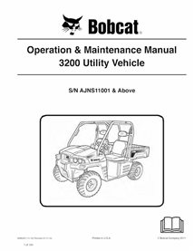 BOBCAT-3200-6989597 Bobcat 3200 vehículo utilitario pdf manual de operación y mantenimiento