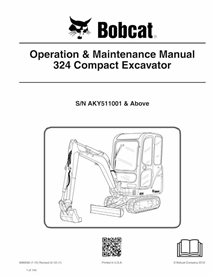 BOBCAT-6989592-OM Bobcat 324 pelle compacte pdf manuel d'utilisation et d'entretien