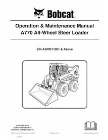 BOBCAT-A770-6990114 Bobcat A770 skid steer loader pdf operation & maintenance manual