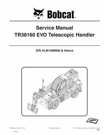 BOBCAT-TR38160-7285034 Bobcat TR38160 EVO chariot télescopique pdf manuel d'entretien