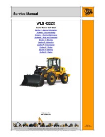 Manual de serviço do carregador Jcb WLS 422ZX - JCB manuais - JCB-9813-3800