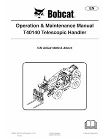 BOBCAT-T40140-6989561 Bobcat T40140 manipulador telescópico pdf manual de operação e manutenção