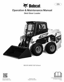 BOBCAT-S62-7353167-OM Bobcat S62 skid steer loader pdf operation and maintenance manual
