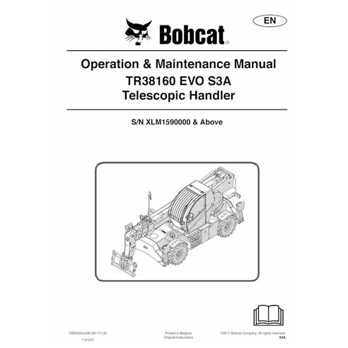 BOBCAT-TR38160-EVO-7285032 Bobcat TR38160 EVO chariot télescopique pdf manuel d'utilisation et d'entretien