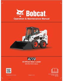 BOBCAT-A770-7253835 Bobcat A770 chargeuse compacte pdf manuel d'utilisation et d'entretien