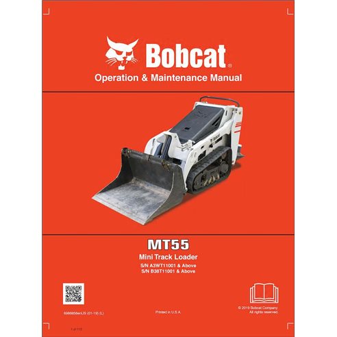 BOBCAT-MT55-6986858 Bobcat MT55 mini track loader pdf operation & maintenance manual