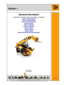 Jcb Side Engine Loadalls - SH, SL Engines telescopic handler service manual - JCB manuals