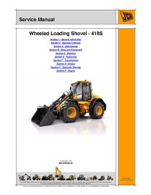 Jcb WLS 418S loader service manual - JCB manuals - JCB-9813-3550