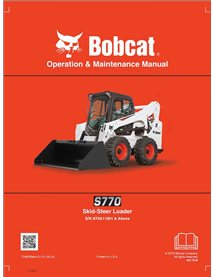 BOBCAT-S770-7248295 Minicarregadeira Bobcat S770 manual de operação e manutenção em pdf