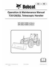 BOBCAT-T35120-6989567 Bobcat T35120SL, T35120L telescopic handler pdf operation & maintenance manual
