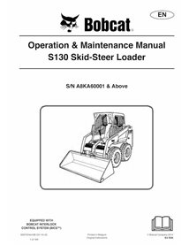 BOBCAT-S130-6987024 Bobcat S130 skid steer loader pdf operation & maintenance manual
