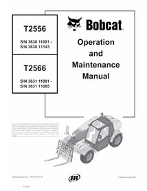 BOBCAT-T2556_T2566-4852100 Bobcat T2556, T2566 chariot télescopique pdf manuel d'utilisation et d'entretien
