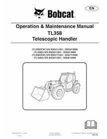 BOBCAT-TL358-7265609 Bobcat TL358DCW, TL358D, TL358HCW, TL358H chariot télescopique pdf manuel d'utilisation et d'entretien