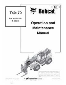 BOBCAT-T40170-4852190 Bobcat T40170 manipulador telescópico pdf manual de operación y mantenimiento
