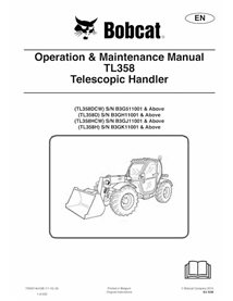 BOBCAT-TL358-7265614 Bobcat TL358DCW, TL358D, TL358HCW, TL358H chariot télescopique pdf manuel d'utilisation et d'entretien