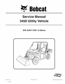 BOBCAT-3450-6989610 Bobcat 3450 véhicule utilitaire pdf manuel de service.