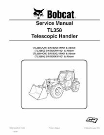 BOBCAT-TL358-7265615 Manual de servicio del manipulador telescópico Bobcat TL358DCW, TL358D, TL358HCW, TL358H pdf