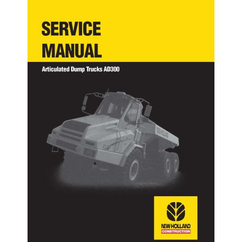 Manual de servicio del camión articulado New Holland AD300 - New Holland Construcción manuales - NH-6045615101