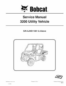 BOBCAT-3200-6989598 Bobcat 3200 véhicule utilitaire pdf manuel de service.