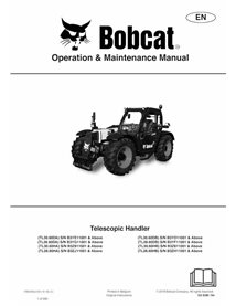 BOBCAT-TL2660_TL3060-7282529 Bobcat TL3060DA, TL2660DA, TL3060HA, TL2660HAe, TL3060DB, TL2660DB, TL3060HB, TL2660HB chariot t...