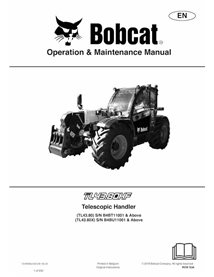 BOBCAT-TL4380-7318390 Bobcat TL4380, TL4380X manipulador telescópico pdf manual de operação e manutenção