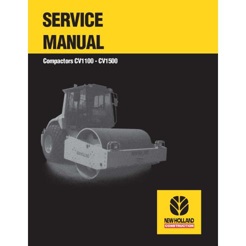Manual de serviço do compactador New Holland CV1100 / CV1500 - New Holland Construction manuais