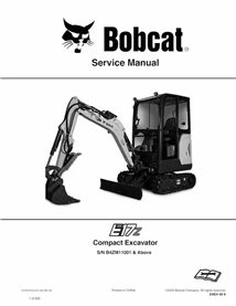 BOBCAT-E17z-7416737-SM Bobcat E17z compact excavator pdf service manual