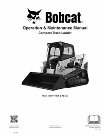 BOBCAT-T550-7418331-OM Bobcat T550 compact track loader pdf operation and maintenance manual