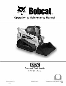 BOBCAT-T870-7371415 Bobcat T870 chargeuse compacte sur chenilles pdf manuel d'utilisation et d'entretien