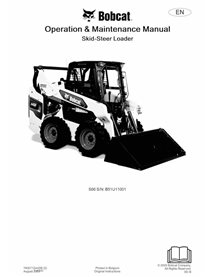 BOBCAT-S66-7400112-OM Manuel d'utilisation et d'entretien pdf de la chargeuse compacte Bobcat S66