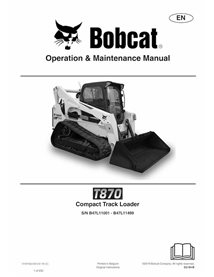 BOBCAT-T870-7318703 Bobcat T870 compact track loader pdf operation & maintenance manual