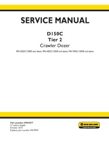 New Holland D150C Tier 2 crawler dozer service manual - New Holland Construction manuals - NH-47907877