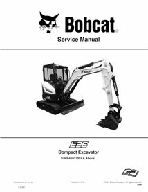 BOBCAT-E26-7354962-SM Bobcat E26z compact excavator pdf service manual