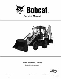 BOBCAT-B900-7371580-SM Bobcat B900 backhoe loader pdf service manual