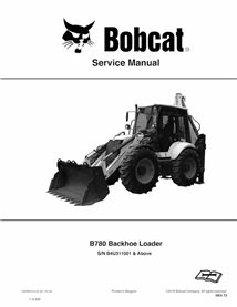 BOBCAT-B780-7363907-SM Bobcat B780 backhoe loader pdf service manual