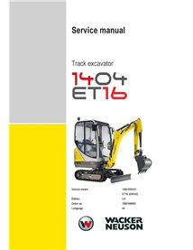 WN-1000166693-2-5-SM-EN Manual de servicio en PDF de la excavadora compacta Wacker Neuson 1404, ET16 (1000166693)