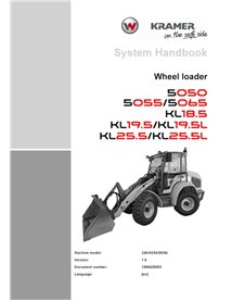 WN-1000426052-1-0-SH-EN Wacker Neuson Kramer 5050, 5055, 5065, KL18.5, KL19.5, KL19.5L, KL25.5, KL25.5L wheel loader pdf syst...