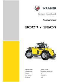 WN-1000322318-2-0-SH-EN Wacker Neuson Kramer 3007, 3507 telescopic handler pdf system handbook (1000322318)