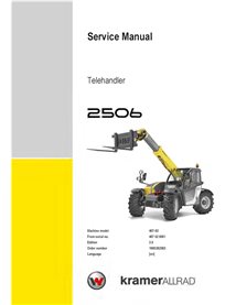 WN-1000262363-2-0-SM-EN Manual de serviço em PDF da manipuladora telescópica Wacker Neuson 2506 (1000262363)