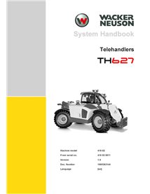 WN-1000363144-1-0-SH-EN Manuel de réparation du chariot télescopique Wacker Neuson TH627 (pdf 1000363144)