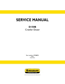 New Holland D150B crawler dozer service manual - New Holland Construction manuals - NH-47998875