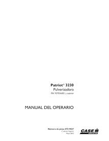 CASE-47519027-OM-ES Manual do operador do pulverizador Case Patriot 3230 PIN YDT036001 em PDF ES (47519027)