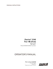 CASE-51664708-OM-EN Manual del operador del pulverizador Case Patriot 3240 PIN JFGY00000KT048669 (PDF) (51664708)